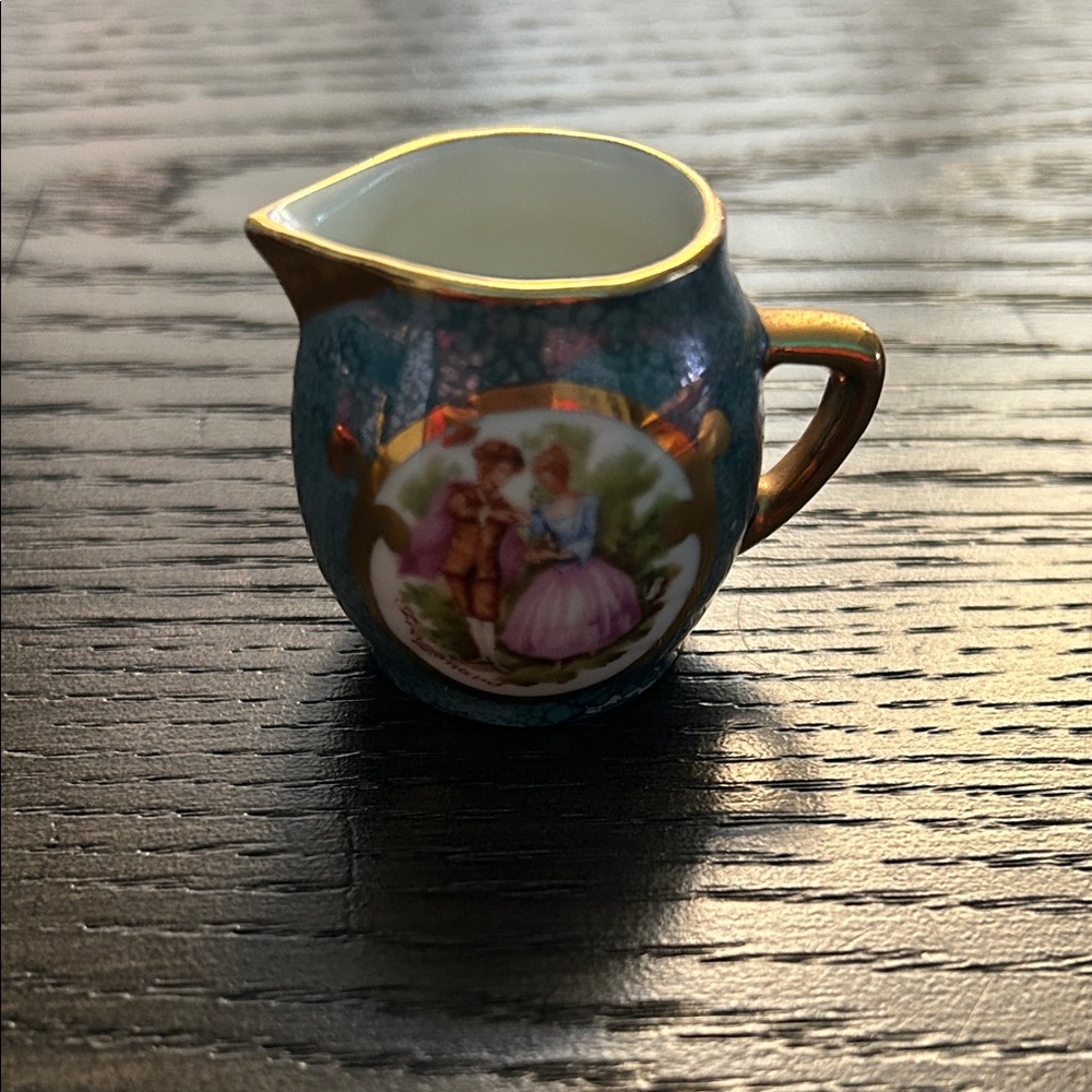 Vintage Limoges MiniaturePorcelain Pitchers - Picture 6 of 10